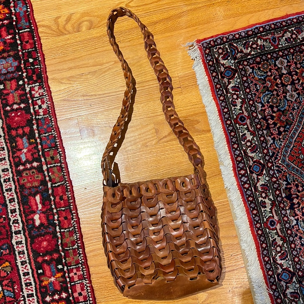 Leather Crossbody Bag, handmade in Greece